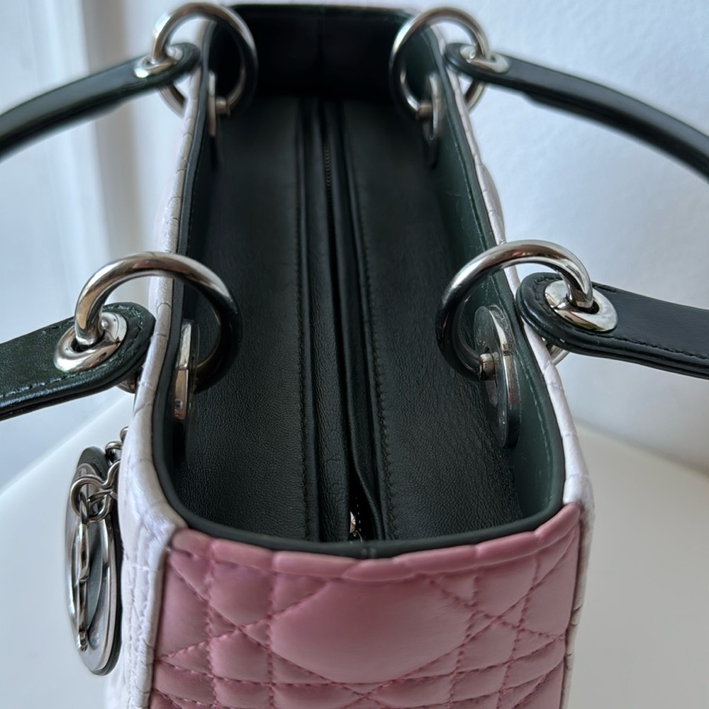❌SOLD❌ LIMITED EDITION* Tri-Color Cannage Lady Dior Bag - Picture 9 of 17